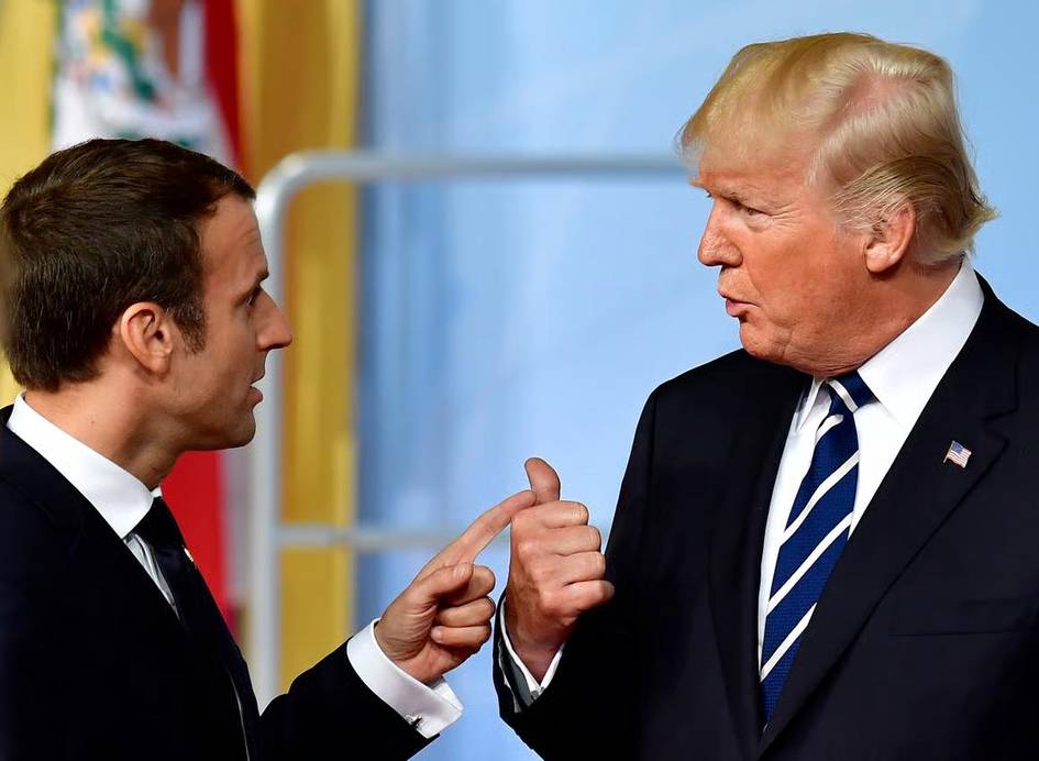 Макрон Трампнинг ҳудудий даъволарига жавоб қайтарди
